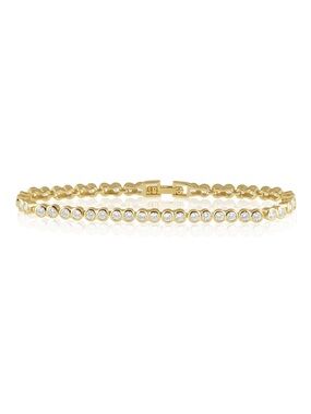 SAHIRA BEZEL TENNIS BRACELET in Gold